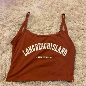 Cropped tank top size S